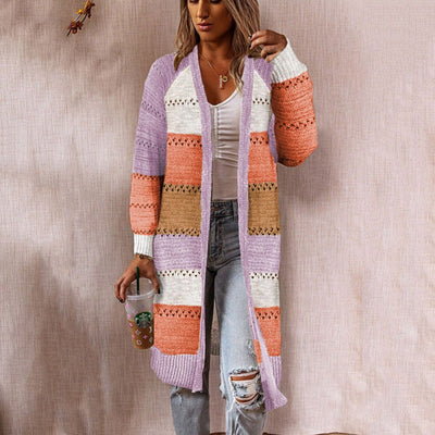 Cardigan Largo para Mujer - Suéter Elegante de Manga Larga - Image 4