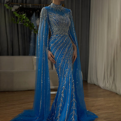 Vestido de Gala Elegante con Mangas Volantes y Falda Sirena - Image 25