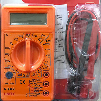 Multímetro Digital Compacto DT-830D con Alarma Sonora - Image 3