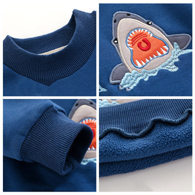 Sudadera Pullover para Niños Estilo Coreano con Cashmere - Image 11