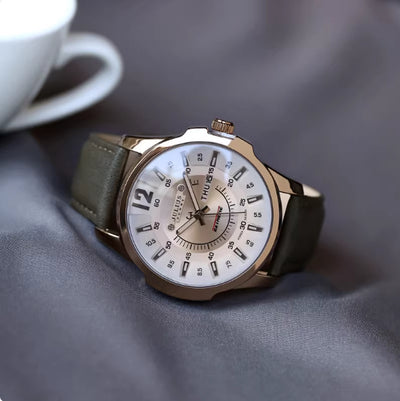 Reloj de Pulsera Ejecutivo para Hombre con Calendario Semanal - Image 4