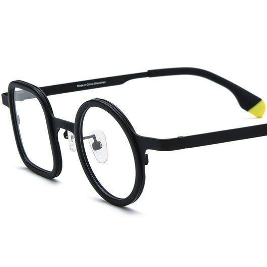 Lentes Titanio Diseño Mixto - Marco Cuadrado y Redondo Unisex - Image 8