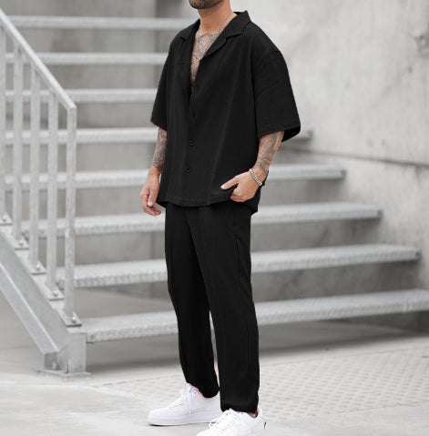Conjunto de Verano para Hombre: Camisa Casual y Pantalón Coordinado - Image 18