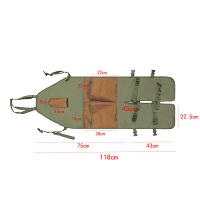 Delantal de Jardinería Protector con Cobertura de Piernas y Múltiples Bolsillos - Image 10