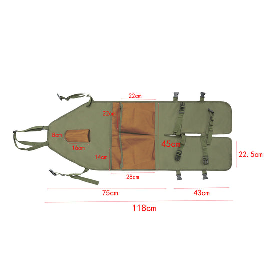 Delantal de Jardinería Protector con Cobertura de Piernas y Múltiples Bolsillos - Image 10