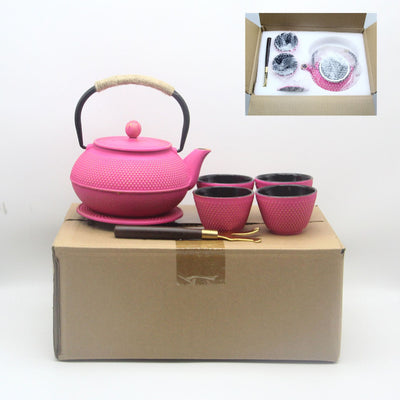 Tetera de Hierro Fundido 800ml con Esmalte Antioxidante y Tazas - Image 3