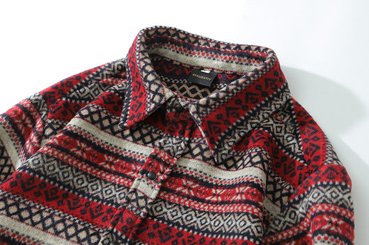 Camisa de Cuadros Gruesa para Hombre - Abrigo Perfecto para Otoño e Invierno - Image 8