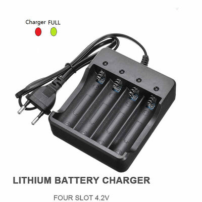 Cargador Inteligente de 4 Ranuras para Baterías 18650 con Cable Incluido - Image 9
