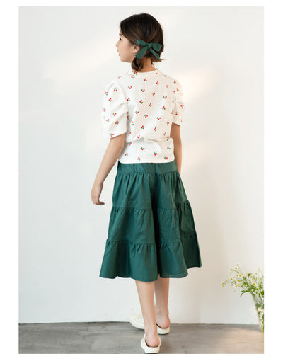 Conjunto de Culotes Morandi para Niñas y Adolescentes - Estilo Coreano Casual - Image 7