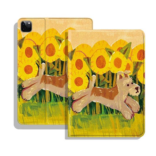 Protector de Piso Girasol con Schnauzer - Diseño Adorable - Image 12