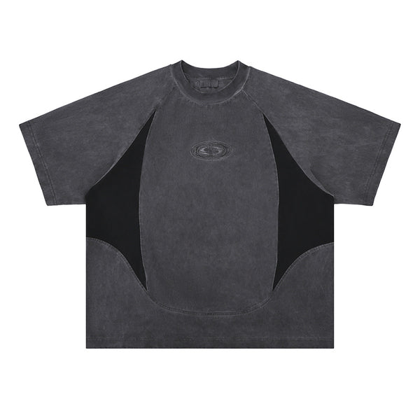 Camiseta Manga Corta Deconstruida con Costuras de Diseño - Image 6