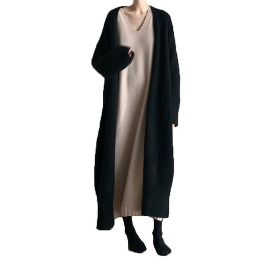 Cardigan Grueso Largo Tipo Chaqueta para Mujer - Image 25