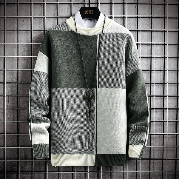 Suéter Tejido Básico para Hombre - Hilo Premium Juvenil