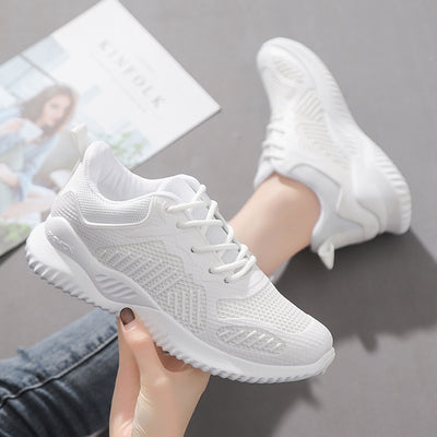 Zapatillas Deportivas para Mujer Mesh Transpirable Blancas Tenis Running - Image 2