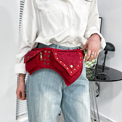 Bolsa de Cintura Vintage para Mujer - Bandolera Crossbody Impermeable - Image 7