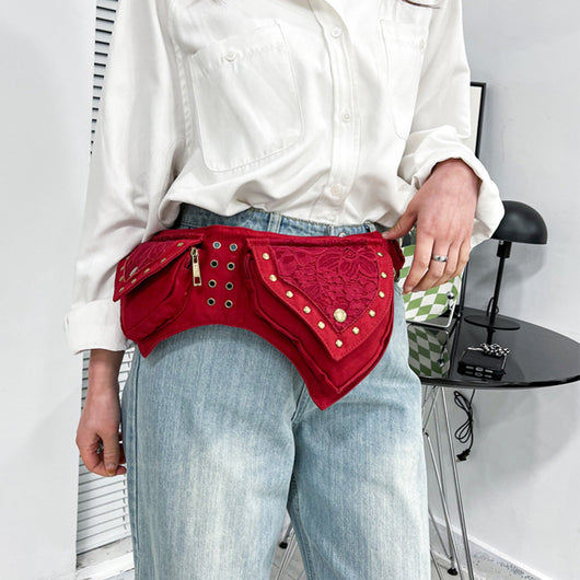 Bolsa de Cintura Vintage para Mujer - Bandolera Crossbody Impermeable - Image 7
