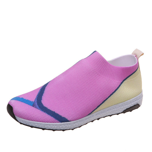 Tenis Casuales para Mujer con Tejido Volador y Bloques de Color - Image 10