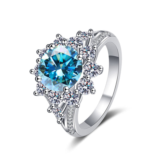 Anillo de Plata 925 con Moissanita de 3 Quilates - Lujo Asequible para Mujer - Image 19