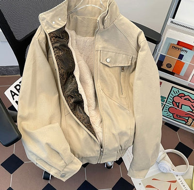 Chaqueta de Trabajo Acolchada Gruesa para Invierno - Abrigo Térmico de Algodón - Image 10