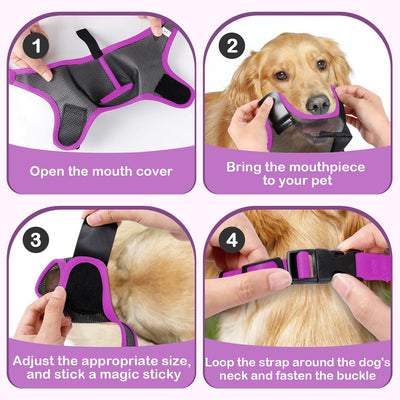 Bozal Respirador de Malla para Perros - Control de Ladridos y Mordidas - Image 7