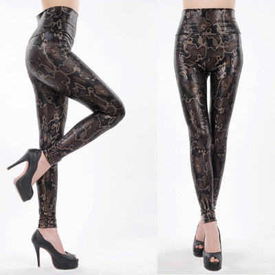 Leggings Talle Alto Ajustado con Tobillera Delgada - Image 5
