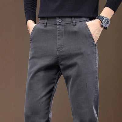 Pantalones Casuales Rectos para Hombre Chaolunbu - Corte Clásico y Cómodo - Image 2