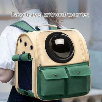 Mochila Transportadora Espacial para Gatos - Gran Capacidad Portátil - Image 3