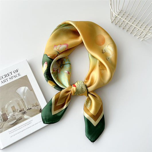 Pañuelo de Seda Cuadrado 70cm - Versátil para Primavera y Otoño - Image 15