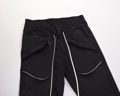 Pantalones de Cintura Elástica con Cordón y Cierre - Image 12