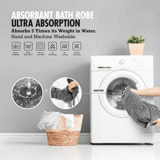 Bata de Baño Súper Absorbente para Perros - Pijama Toalla Abrigo para Razas Pequeñas y Grandes - Image 4