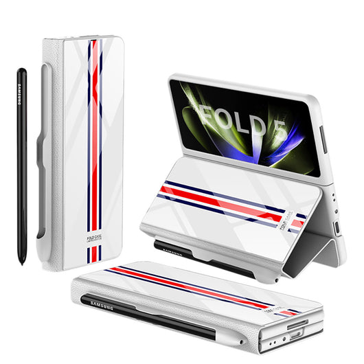 Funda de Cristal Protectora para Galaxy Z Fold5 - Diseño Flip Creativo - Image 15