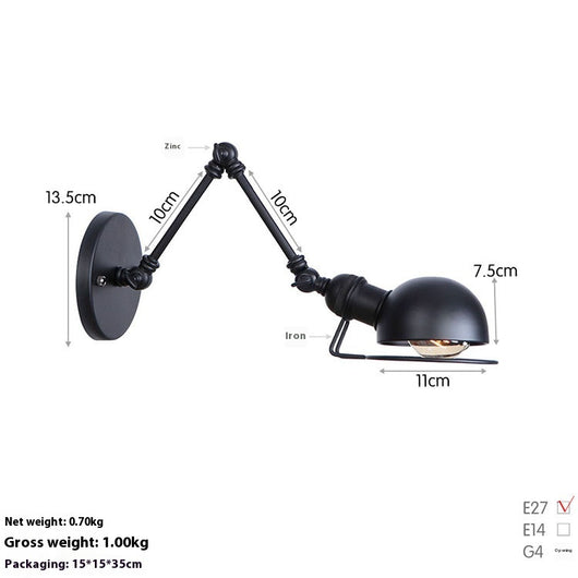 Lámpara LED de Pared Articulada para Estudio y Dormitorio - Image 32