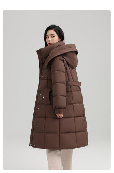 Abrigo Elegante Ajustado de Largo Medio para Mujer - Image 15