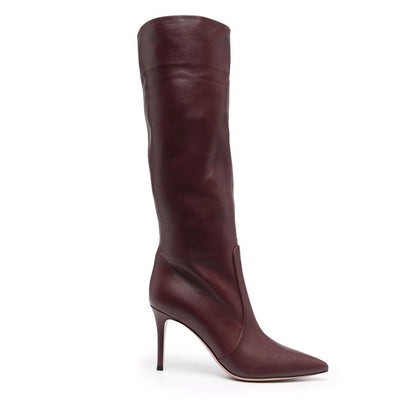 Botas Invierno Talla Grande Punta Afilada Hasta la Rodilla - Image 7