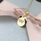 Collar de Letra Brillante con Diamante - Abecedario Completo
