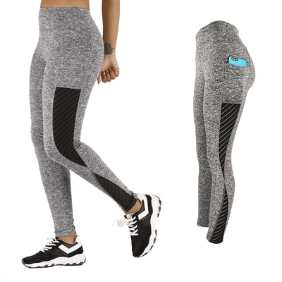 Leggings Deportivos Elásticos de Cuatro Vías para Yoga y Fitness - Image 2