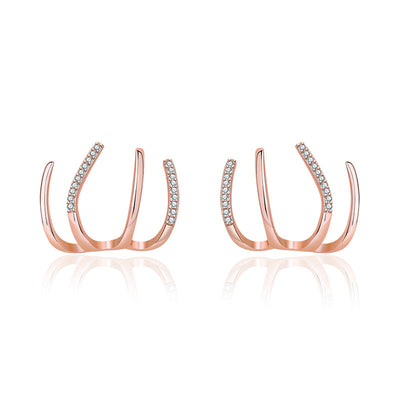 Aretes Clásicos de Zirconia y Plata S925 - Image 22