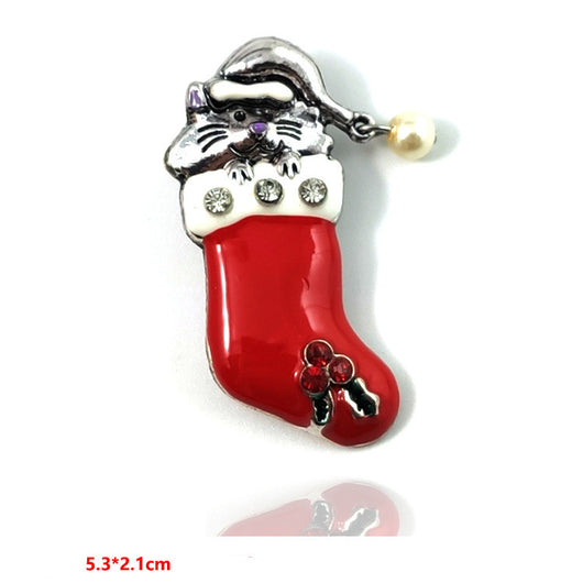 Broche Navideño Pingüino con Campanas - Diseño Trineo y Muñeco de Nieve - Image 18
