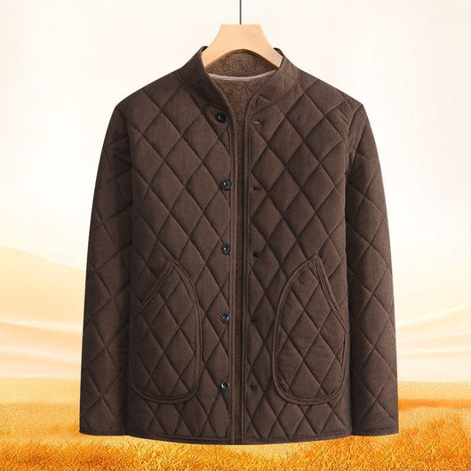 Chamarra de Algodón Grueso Forrada en Fleece para Hombre - Image 4
