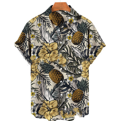 Camisa Casual Slim Fit con Estampado 3D para Hombre - Image 24