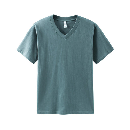Camiseta de Algodón Puro Cuello V Hombre - Ajuste Relajado - Image 5
