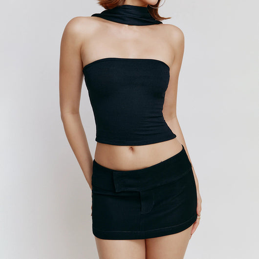 Blusa Elegante Multiescote Ajustada para Mujer - Image 8