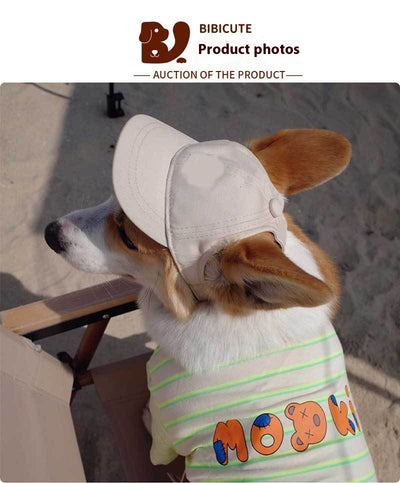 Gorra Protectora Solar Ajustable para Mascotas con Orejas Descubiertas - Image 18