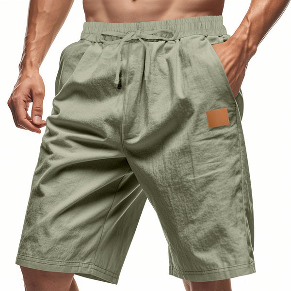 Camisa de Lino Transpirable para Hombre Talla Grande - Perfecta para Playa y Deportes