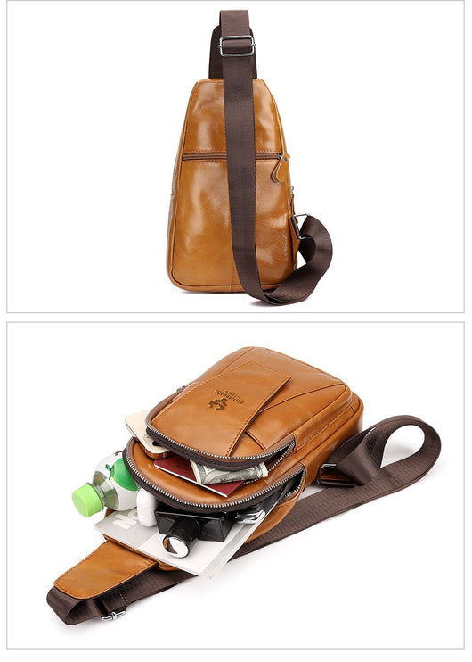 Bolso de Hombro en Cuero Vacuno Completo para Trabajo y Viajes - Image 7