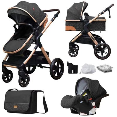 Carrito Multifuncional Plegable para Bebé - Ligero y Versátil - Image 8