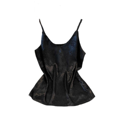 Blusa Tipo Tank Top de Talla Grande en Satén de Seda - Image 8