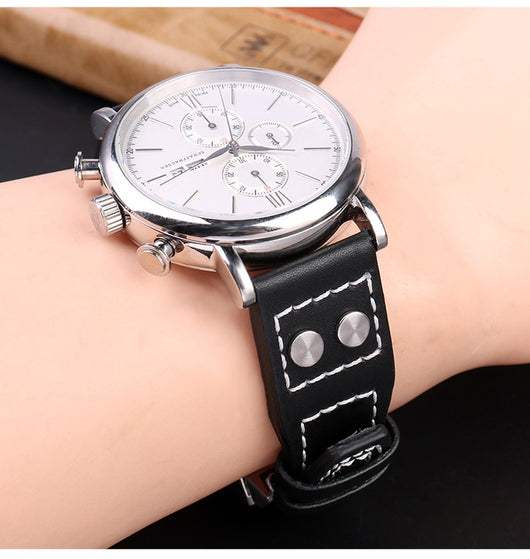 Correa de Reloj de Cuero Genuino Portugués Fire Jet - Image 22