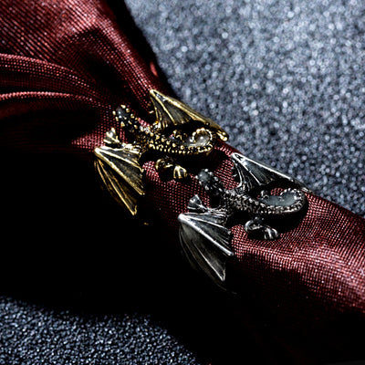 Anillo Lagartija Luminiscente Vintage para Halloween