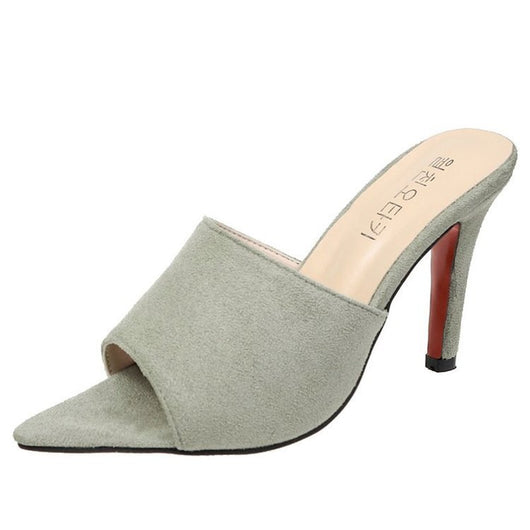 Sandalias de Ante Punta Abierta para Mujer - Cómodas y Elegantes - Image 2